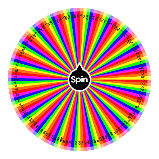 Wheel Of Syllables Spin The Wheel App