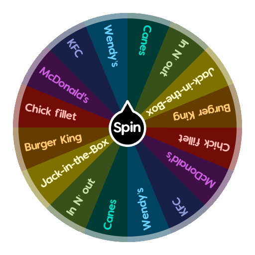 Where to eat | Spin The Wheel - Random Picker