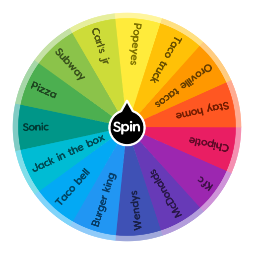 Where to eat | Spin The Wheel App