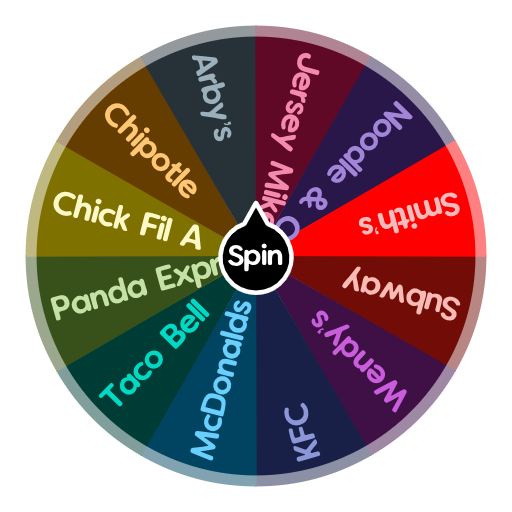 Where Eat Food Edition) | Spin The Wheel - Picker
