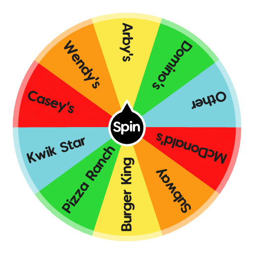 Where to get food from for lunch or dinner Spin the Wheel Random Picker