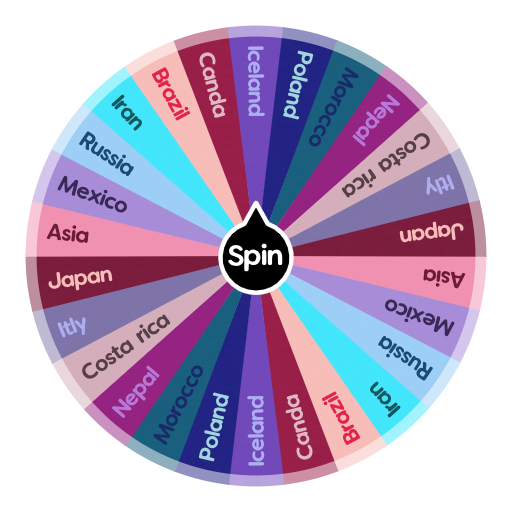 Where To Travel Spin The Wheel Random Picker Where To Travel Spin The Wheel Random Picker