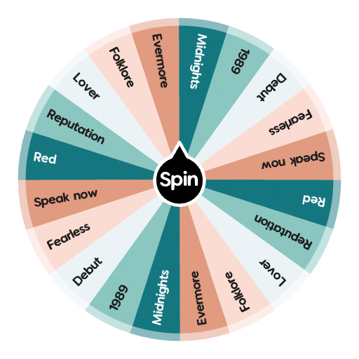 Which album is the best T. SWIFT | Spin The Wheel - Random Picker