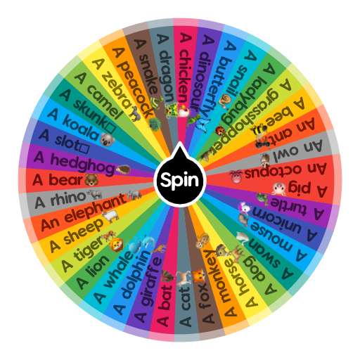 Which animal you are? Spin The Wheel App