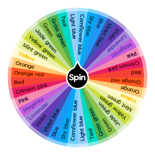 Which Colors look good on you Spin The Wheel App