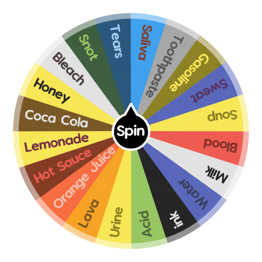 Which drink are u gonna drink? Spin The Wheel App
