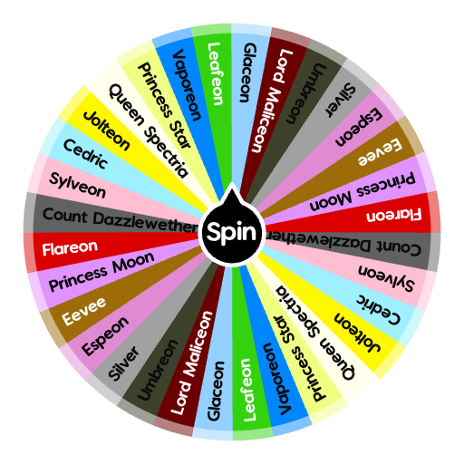 Which Eeveelution Quest character are you? | Spin The Wheel - Random Picker