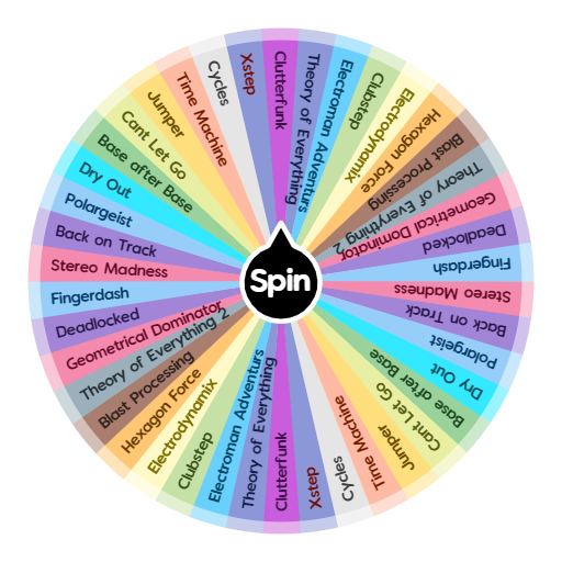 Which Geometry Dash Level To Play Spin The Wheel App