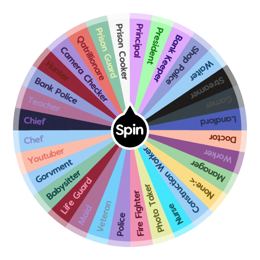Which Job Will You Get? Spin the Wheel Random Picker