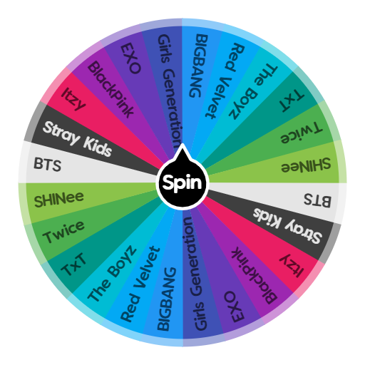 Which Kpop Group Is Your FAVORITE Spin The Wheel App