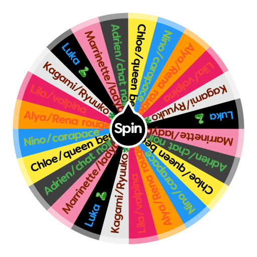 Which Miraculous Ladybug Character Are You Spin The Wheel App