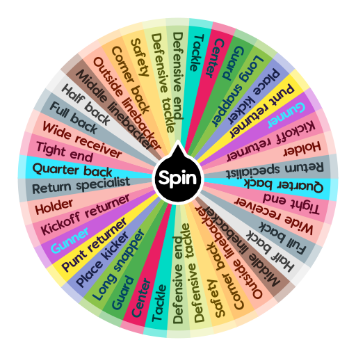 NFL Position are You? | Spin The Wheel - Random Picker