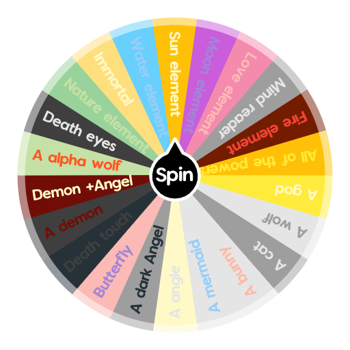 Which one of these magic do you have Spin the Wheel Random Picker
