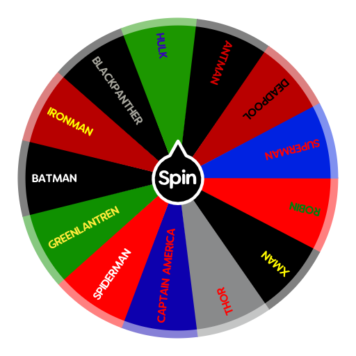 WHICH SUPERHERO R U Spin The Wheel App