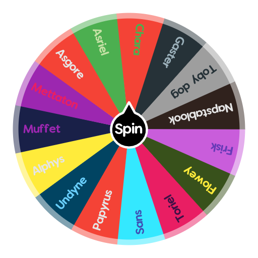 Undertale Characters - ❤  Spin the Wheel - Random Picker