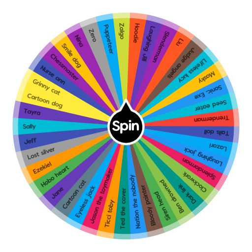 Who did it? Creepypasta edition | Spin the Wheel - Random Picker