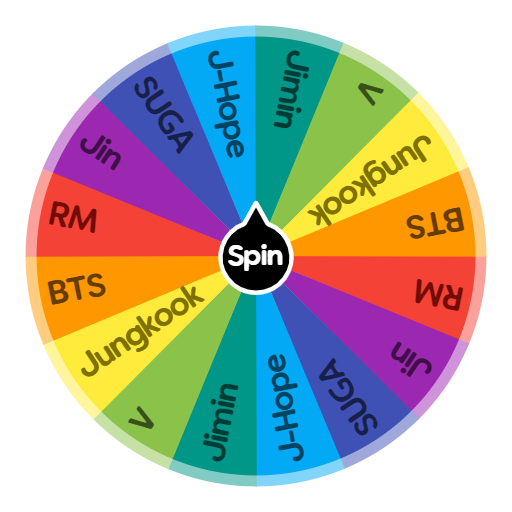 Who in BTS Spin The Wheel App