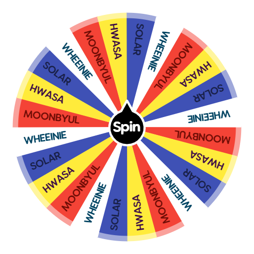 WHO'S YOUR MAMAMOO BIAS TODAY | Spin the Wheel - Random Picker