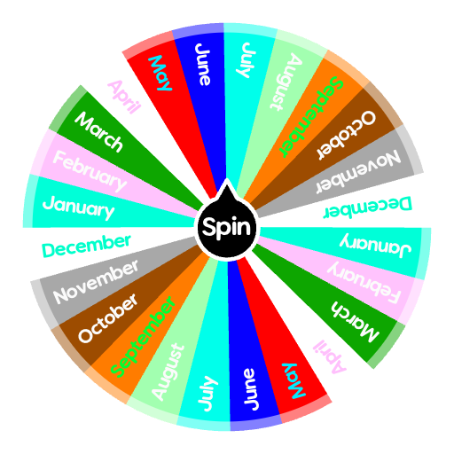 Random Month Will it land on today’s month? (MORE ACCURATE VERSION) | Spin The Wheel ...