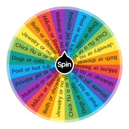 Would you rather Spin the Wheel Random Picker