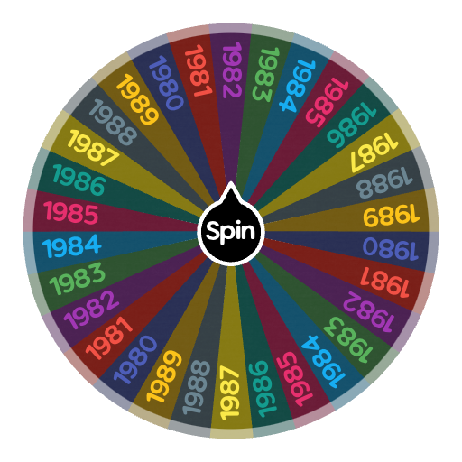 Years Of The 1980s | Spin the Wheel - Random Picker