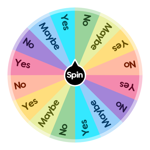 Yes or No Wheel ✔️❌ Spin and Get Your Answers