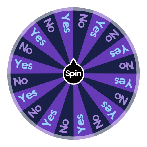 Yes No wheel - Spin the wheel to decide