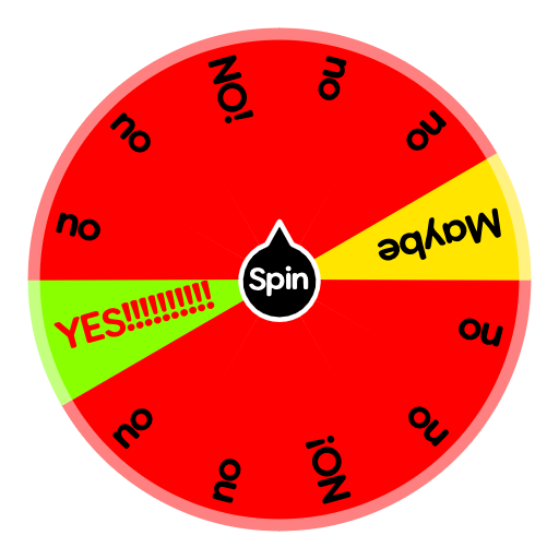 Yes or no Spin The Wheel App