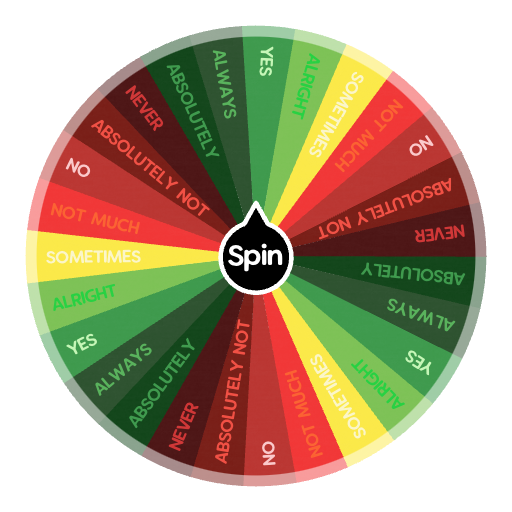 Yes or No Extended Spin the Wheel Random Picker