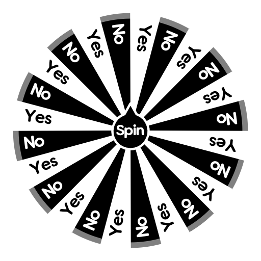 Simple Yes/no Wheel  Spin the Wheel - Random Picker