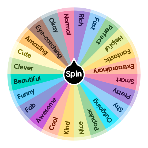 You are...(positive ) | Spin The Wheel App