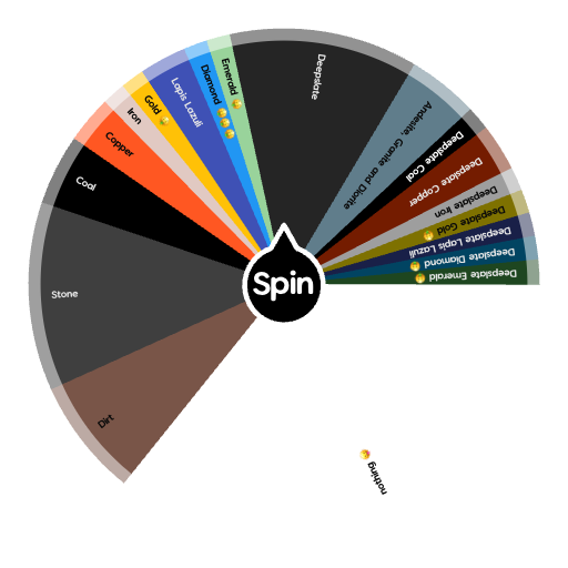 Minecraft Spin You mined (Minecraft Overworld): | Spin The Wheel - Random Picker