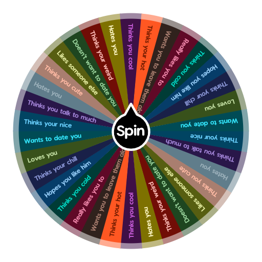 Your CRUSH Spin The Wheel App