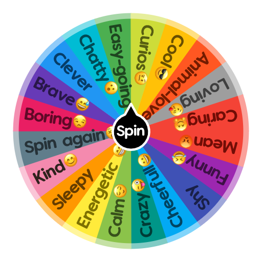 Your personality is... (last one on bord) | Spin The Wheel App